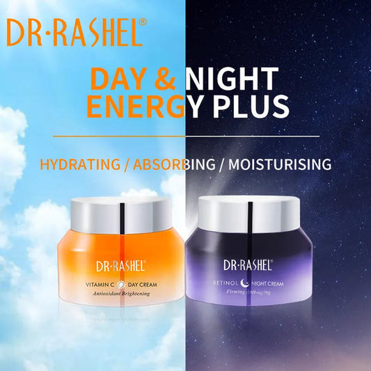 Dr.Rashel Vitamin C Day Cream & Retinol Night Cream - 2x50g