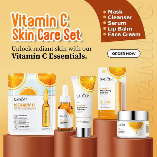 Vitamin c 5 in 1 Skin Care Combo